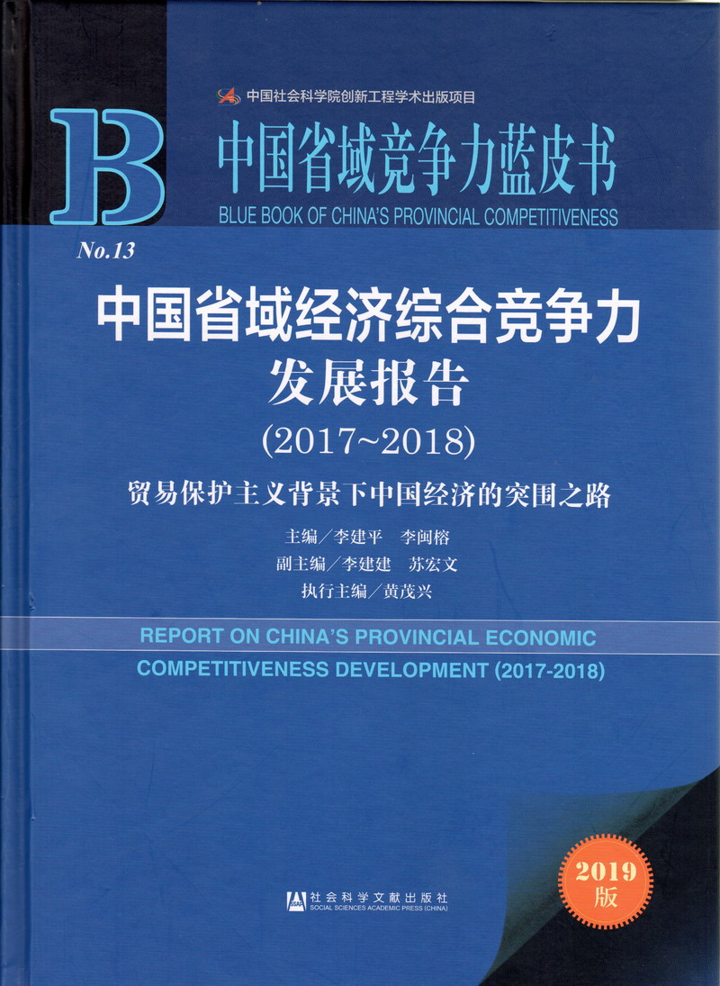 日屁视频应用中国省域经济综合竞争力发展报告（2017-2018）